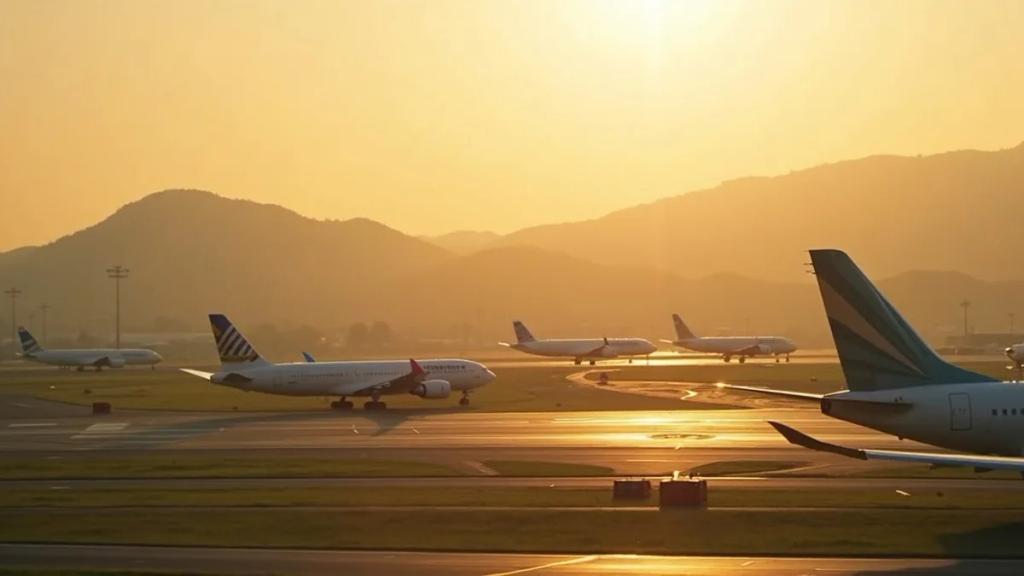 Altın saatte Narita havalimanı gelen yolcu salonu, tren bilet gişelerinin önünden geçen yolcular