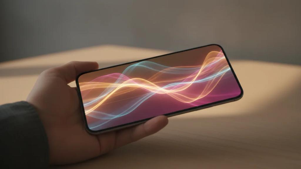 Mobil veri ayarlarını gösteren telefon ekranına bakan gezgin