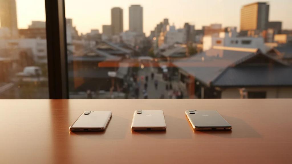 Gece neon ışıklarıyla aydınlanan Tokyo sokağında telefonundan haritaya bakan bir gezgin