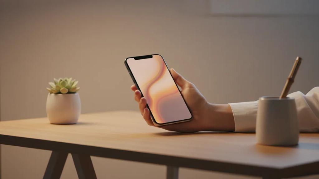 Kaldırılmaya hazır bir mobil veri paketini gösteren akıllı telefon ayarlar ekranı