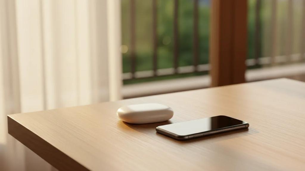 Alacakaranlıkta neon tabelalarla dolu bir Tokyo sokağında telefonuna bakan gezgin