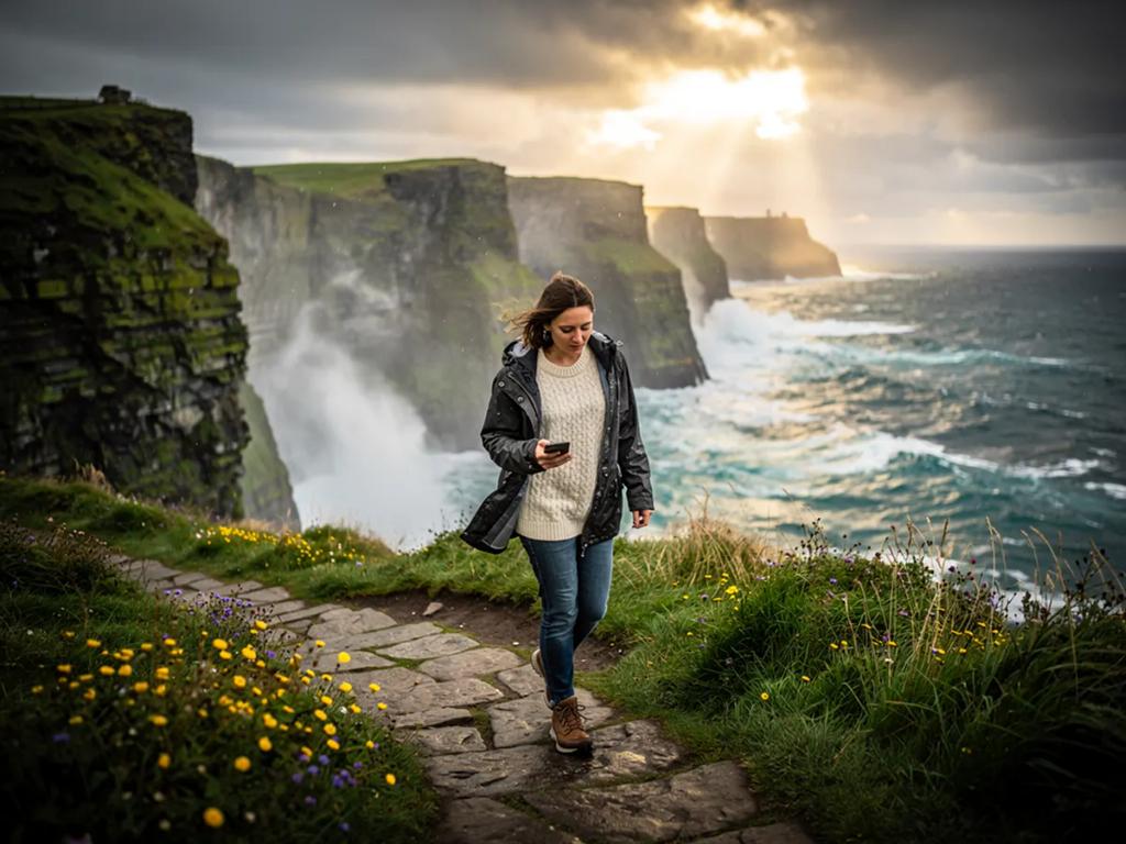 Cork eSIM - Cork, İrlanda için ön ödemeli seyahat interneti satın alın
