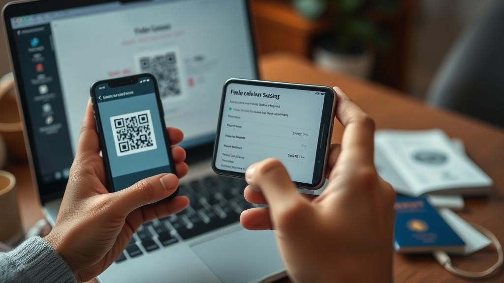QR kod taranarak telefona seyahat eSIM'i kuruluyor